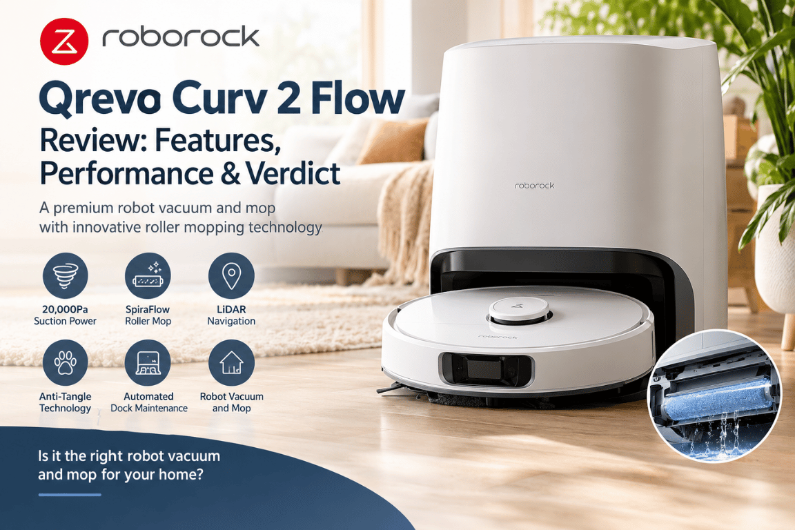 Roborock Qrevo Curv 2 Flow robot vacuum and mop